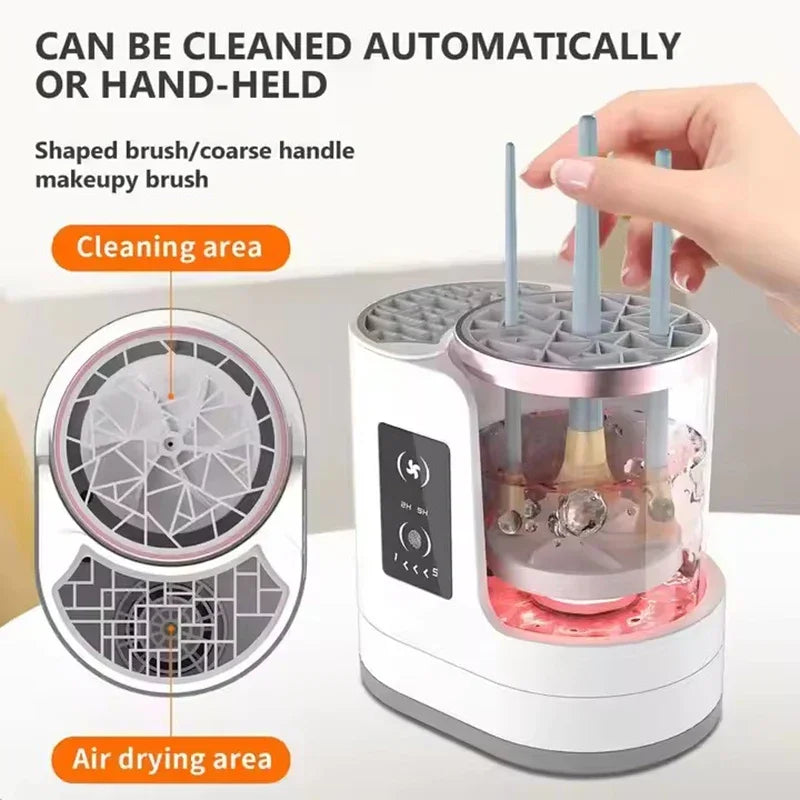 CleanMuse – Automatic Makeup Brush Washer + Dryer 💖