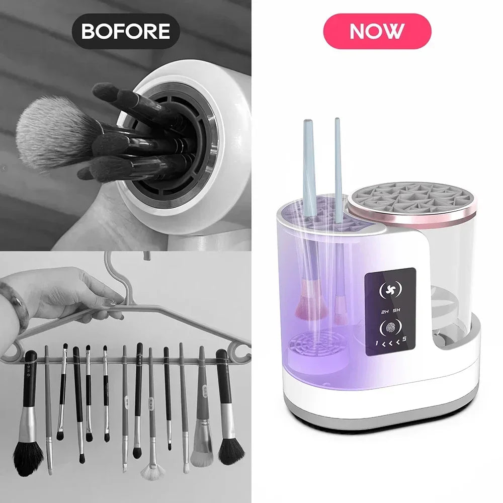 CleanMuse – Automatic Makeup Brush Washer + Dryer 💖