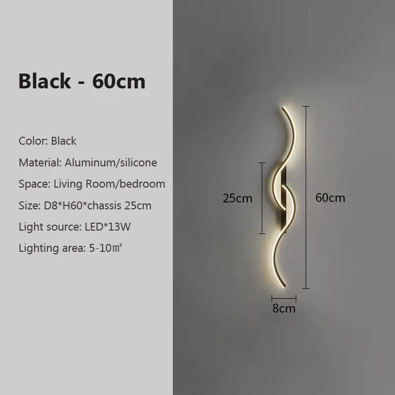 Modern LED Wall Lamp for Bedroom & Living Room