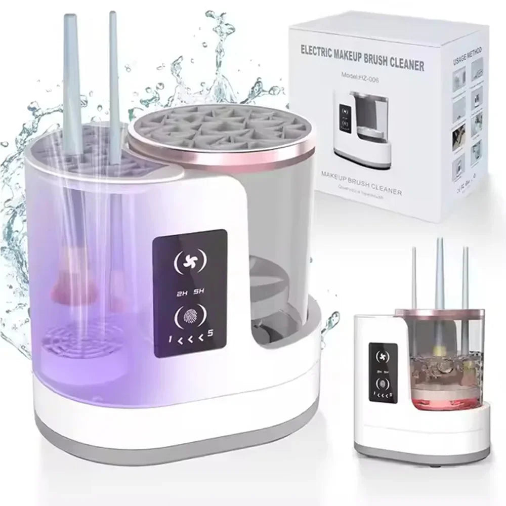 CleanMuse – Automatic Makeup Brush Washer + Dryer 💖