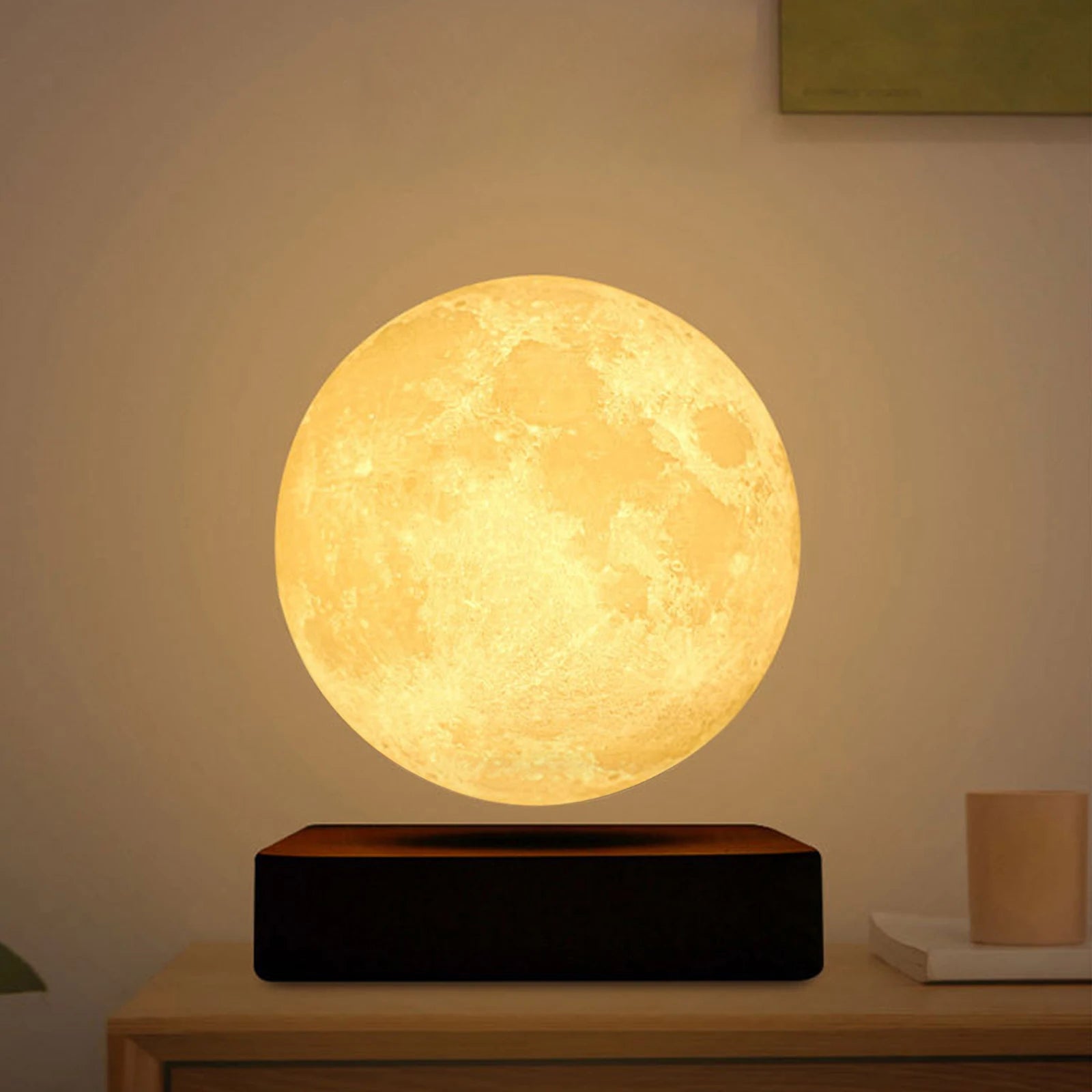 LevMoon – Floating Moon Night Light for Home & Office
