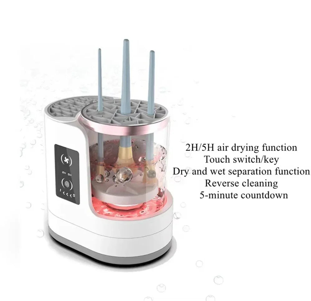 CleanMuse – Automatic Makeup Brush Washer + Dryer 💖