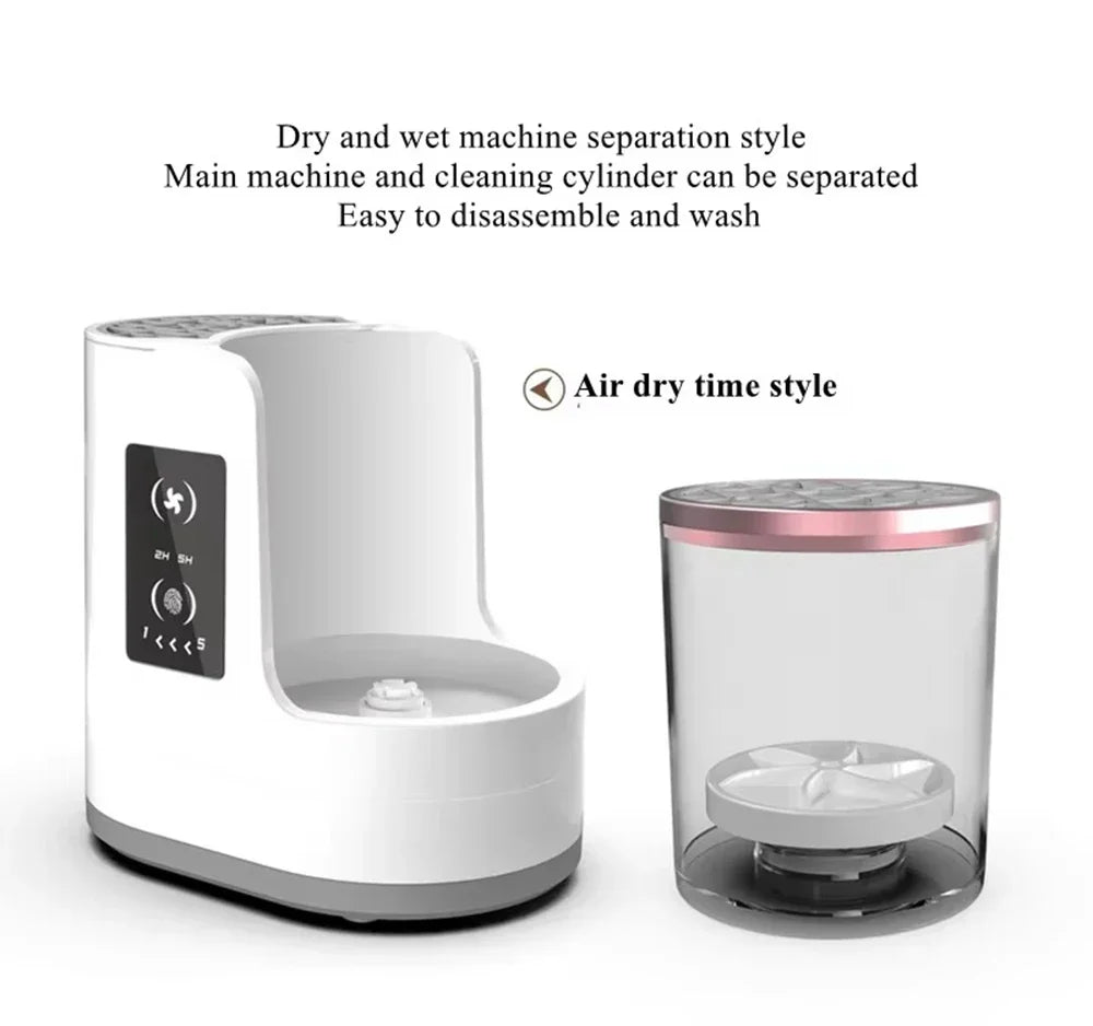 CleanMuse – Automatic Makeup Brush Washer + Dryer 💖