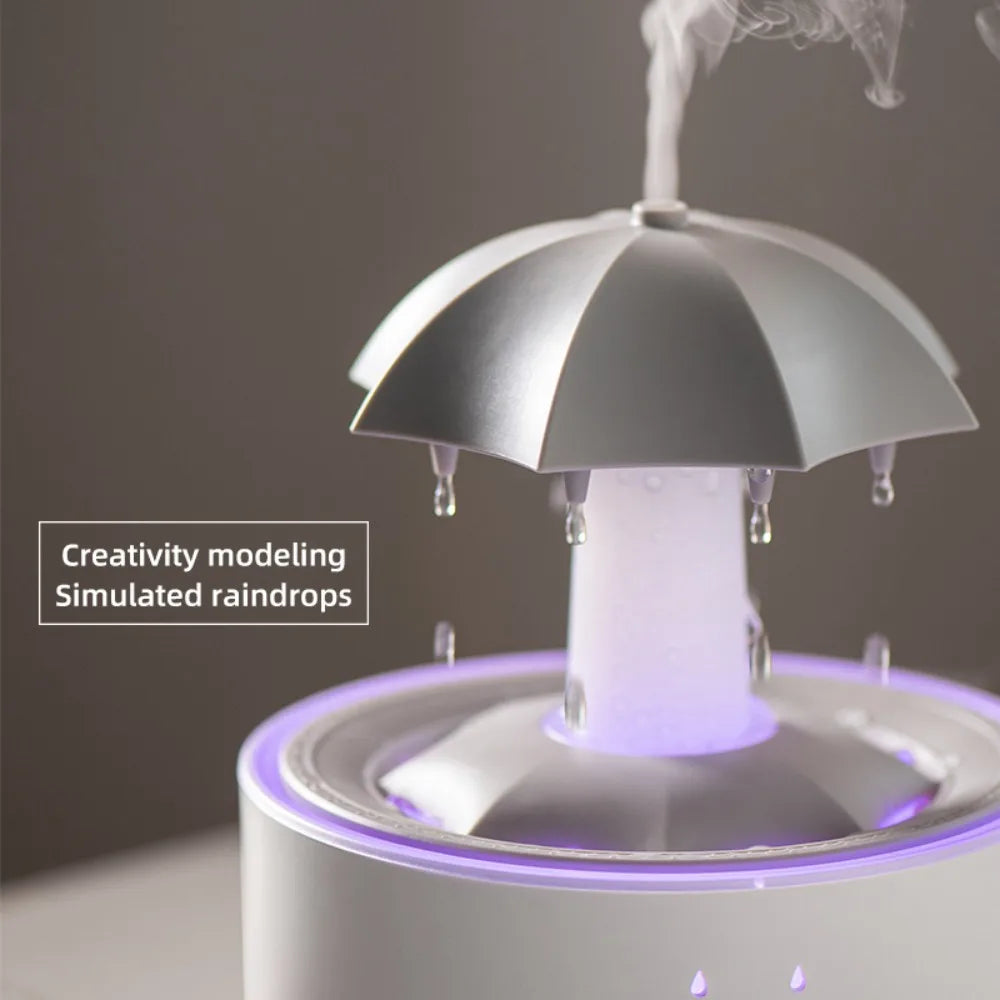 Rotating Umbrella Air Humidifier with Colorful Night Light 🌈