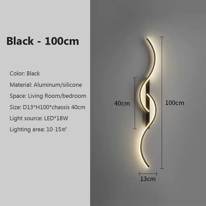 Modern LED Wall Lamp for Bedroom & Living Room
