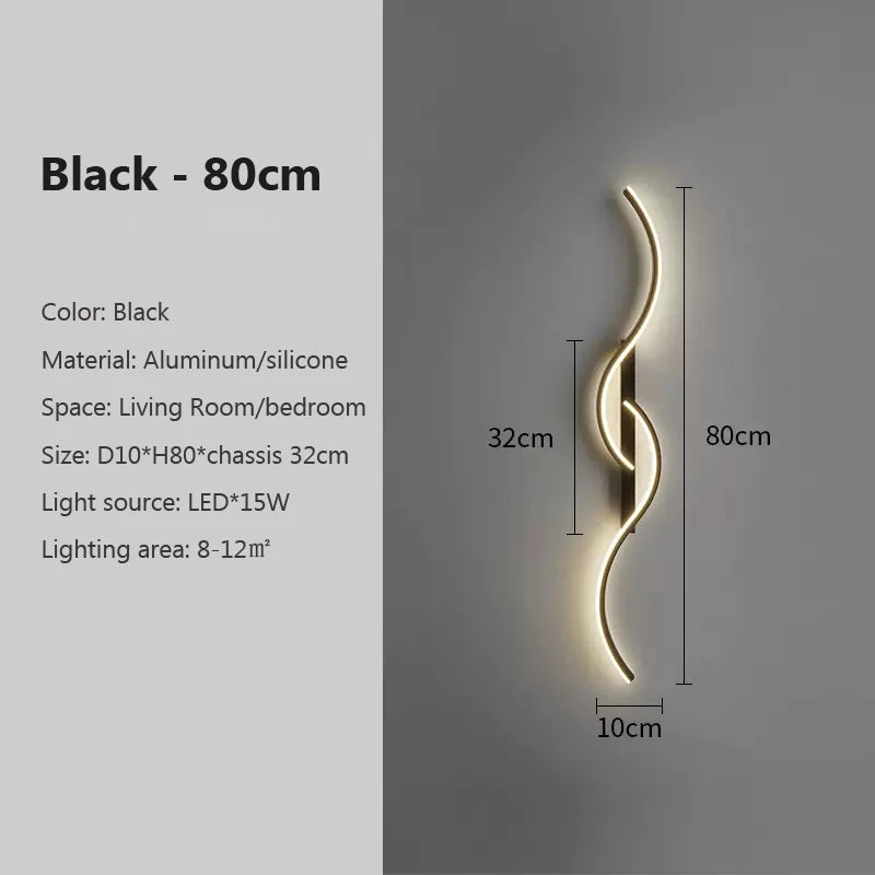 Modern LED Wall Lamp for Bedroom & Living Room