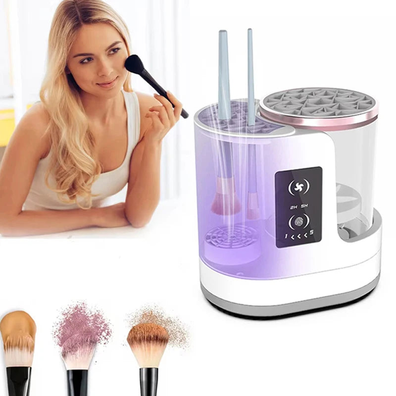 CleanMuse – Automatic Makeup Brush Washer + Dryer 💖