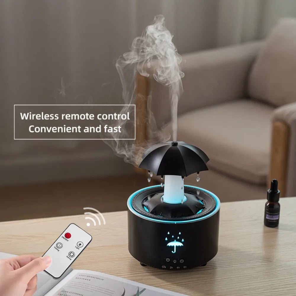 Rotating Umbrella Air Humidifier with Colorful Night Light 🌈