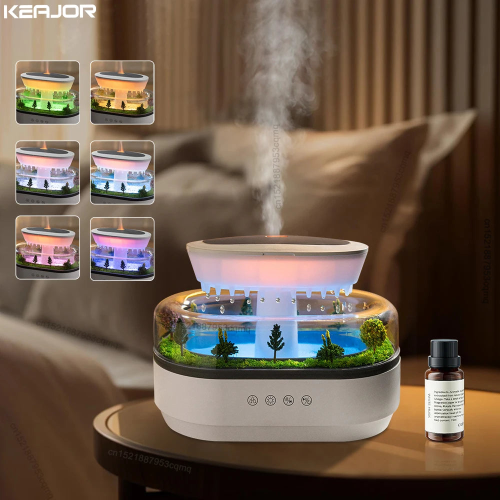 BreezeDrop – Ultrasonic Fragrance Diffuser for Home & Relaxation