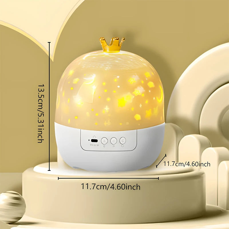 Rotating Star Projector Lamp for Kids’ Bedrooms & Gifts