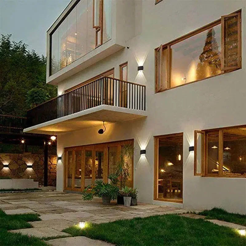 AmberGlow Solar Wall Lamp